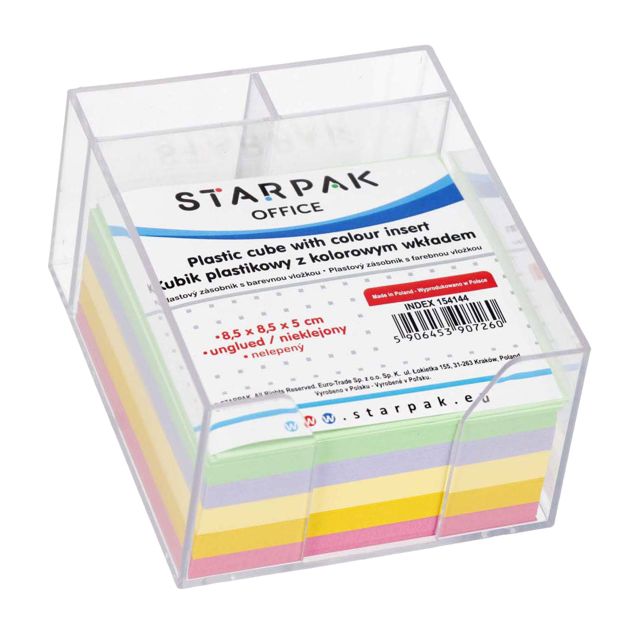 Notitie kubusinzet 85x85x50 mm