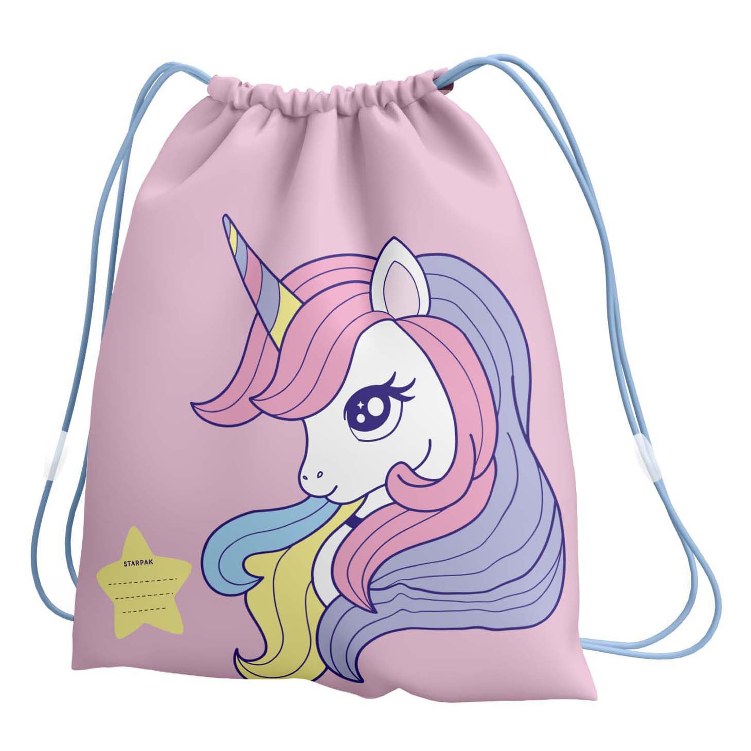 Gymtas eenhoorn roze