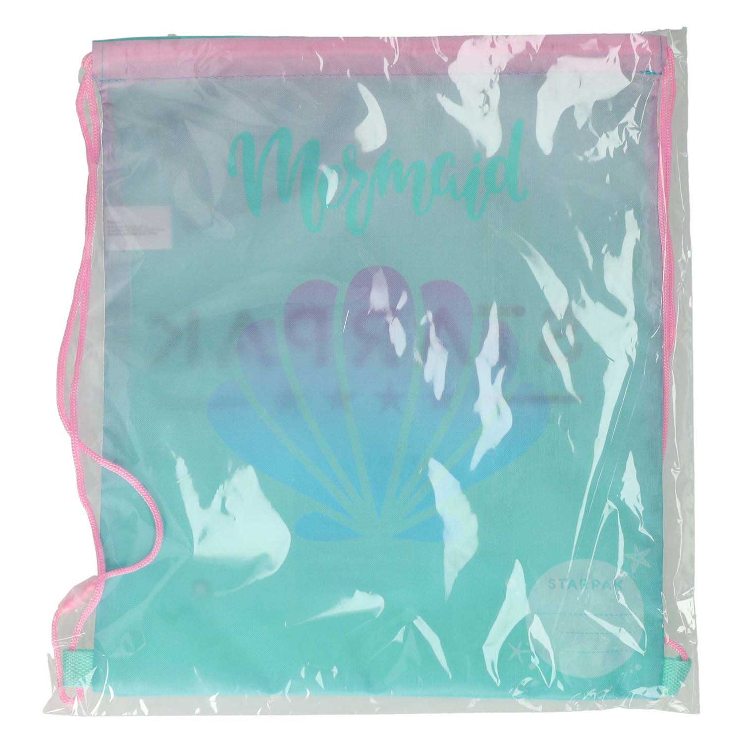 Gymtas schelp blauw