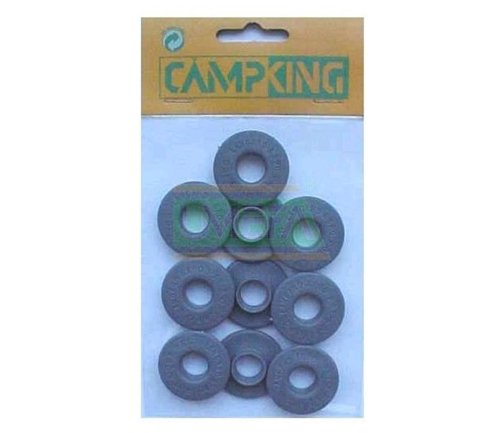 Campking zeilkous plastic grijs