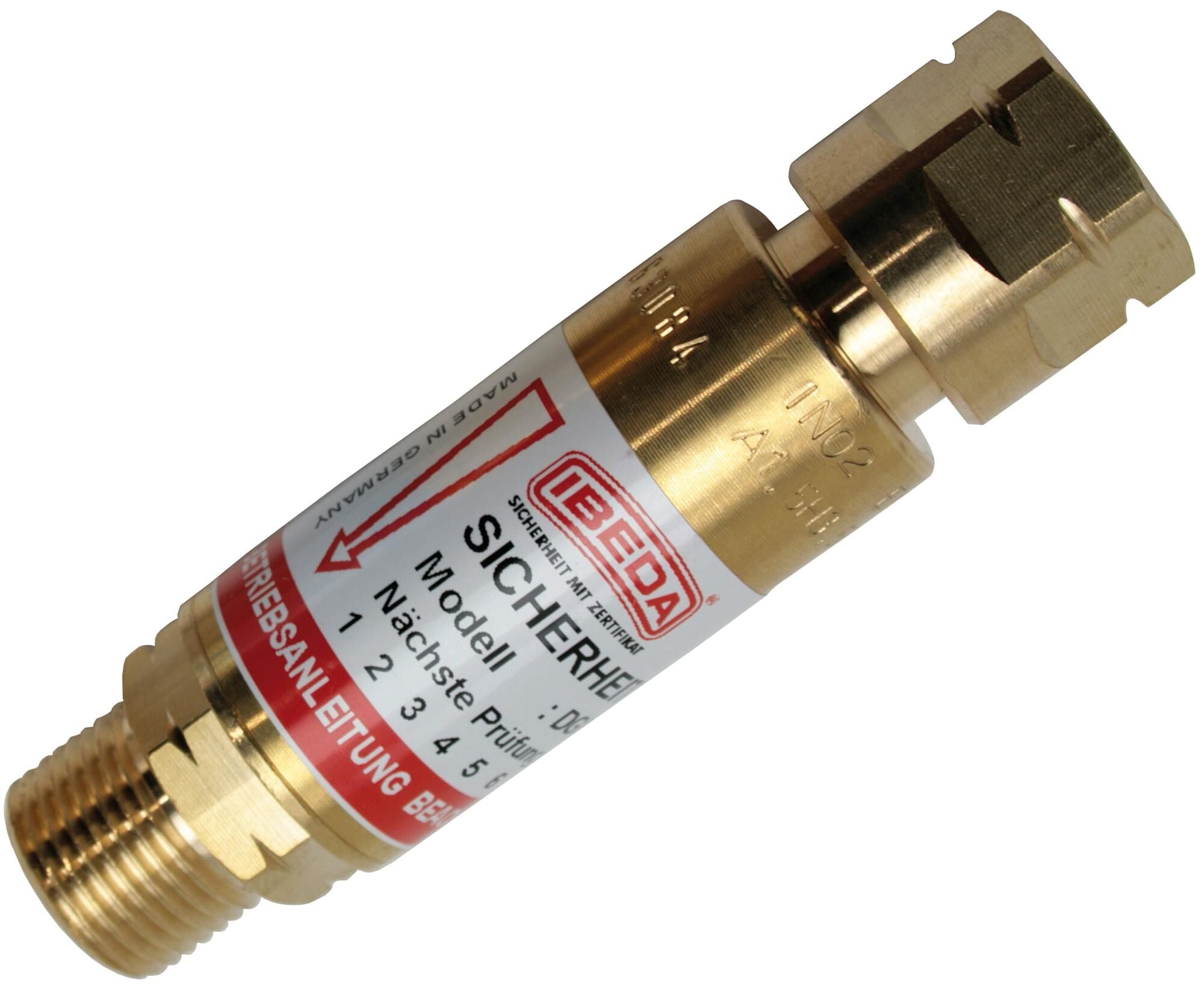 Wks zekering ibeda fl.fuses f.acetylene f.pressure reducer