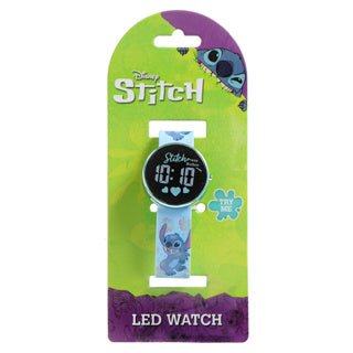 Accutime stitch horloge led rond, verwisselbare batterij | 3 stuks