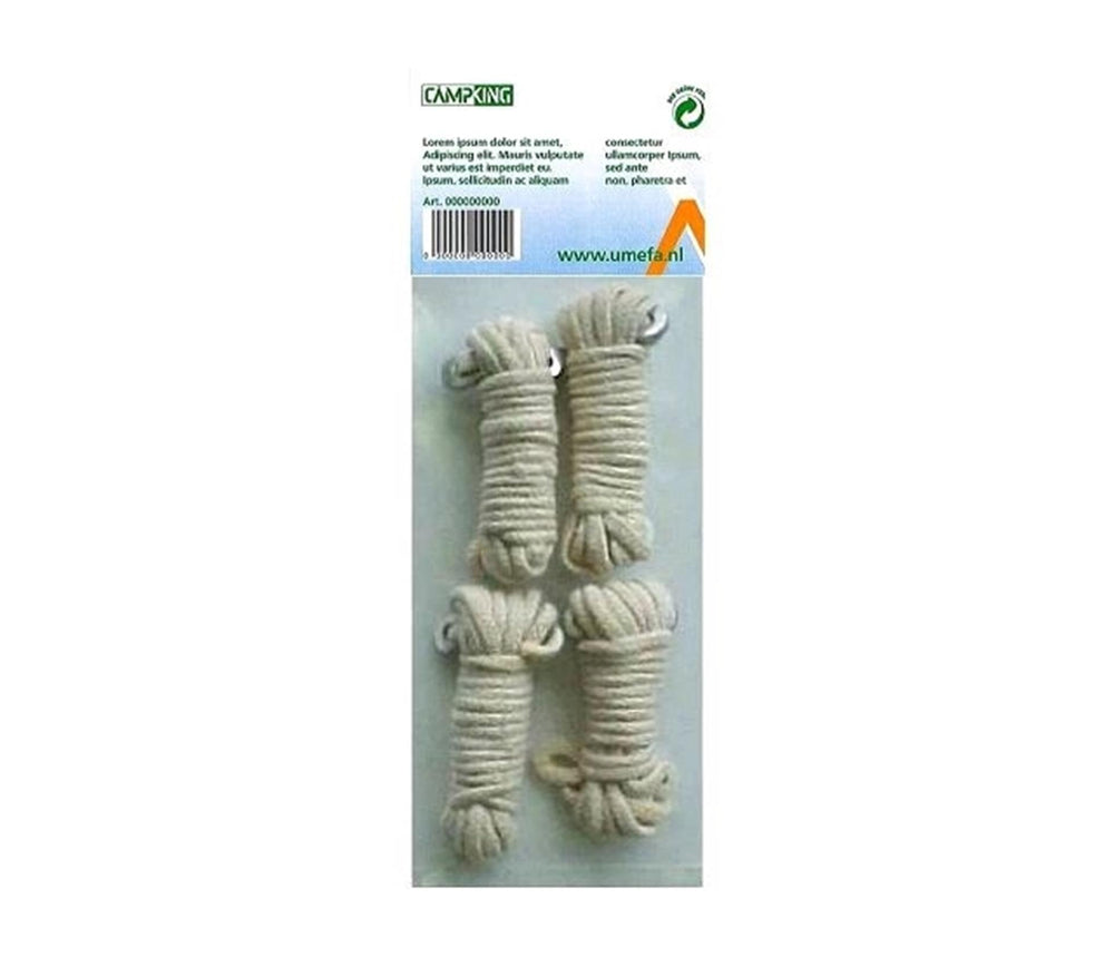 Campking scheerlijn katoen 3 mm 3 mtr
