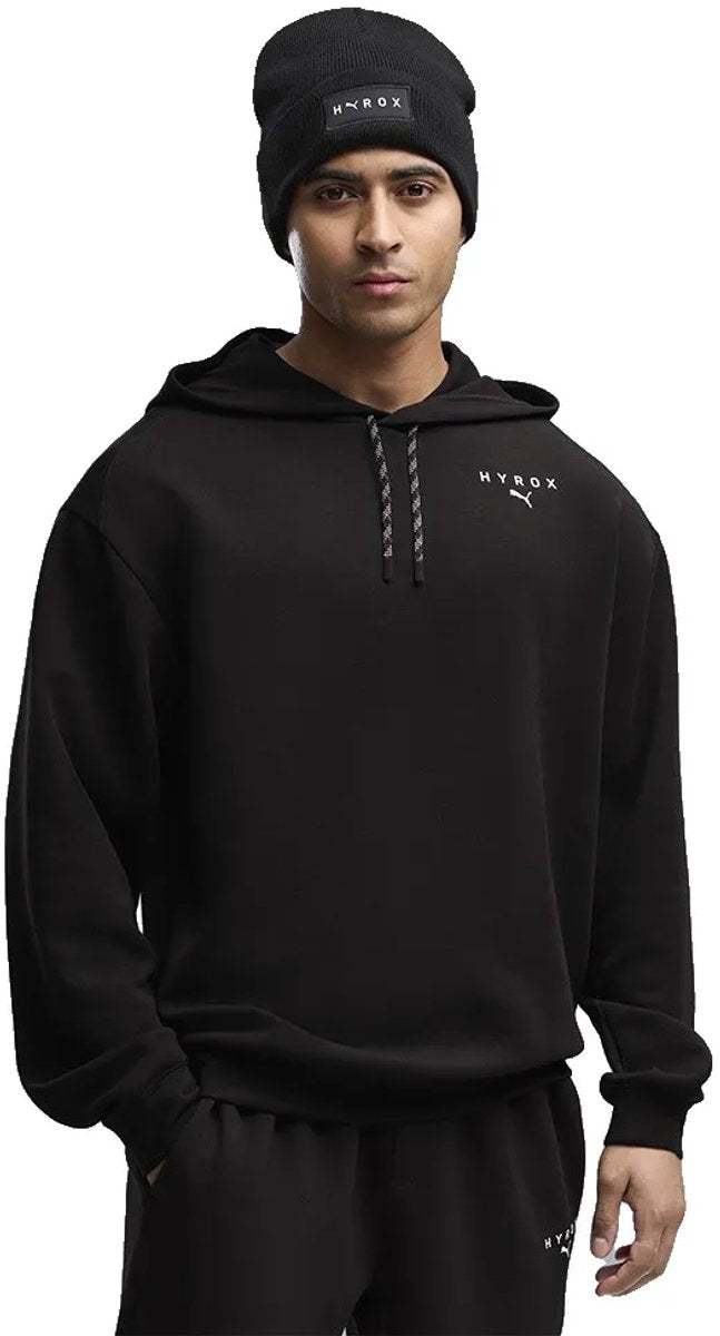 Puma x hyrox cloudspun hoodie zwart l man