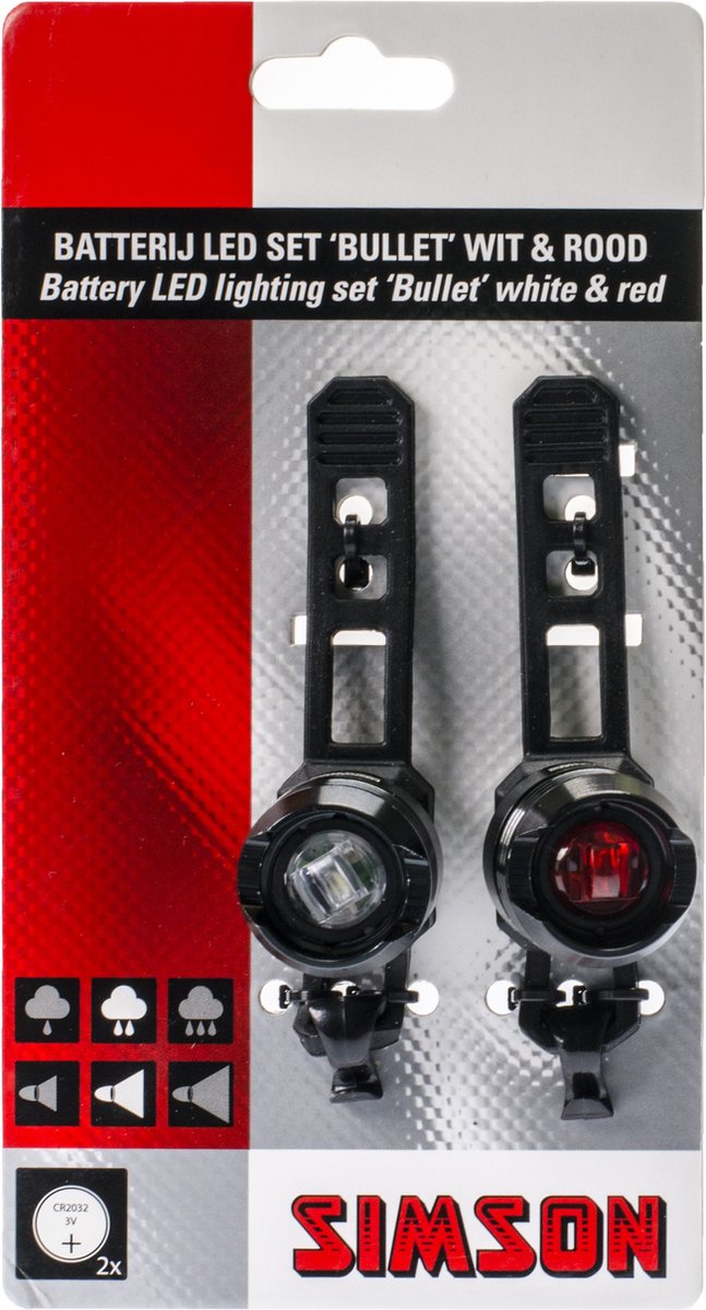 Kit d'éclairage LED à batterie Simson Bullet 2.5 1.5 Lux