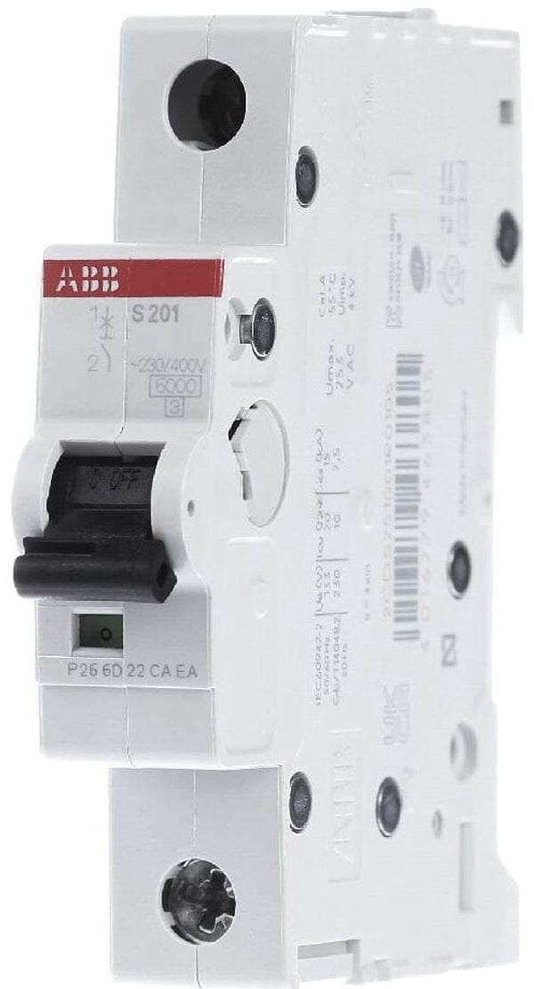 Busch-jaeger abb installatieautomaat 1-polig 40a - s201-b40 - type b