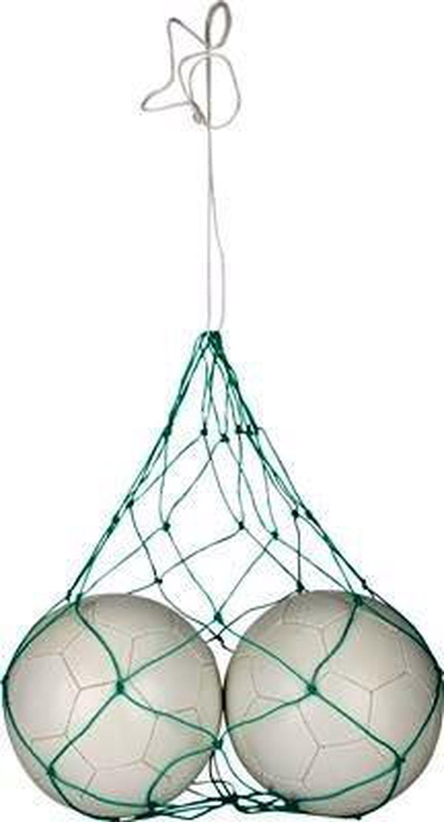 Avento ballennet voor 2 ballen - wit rood