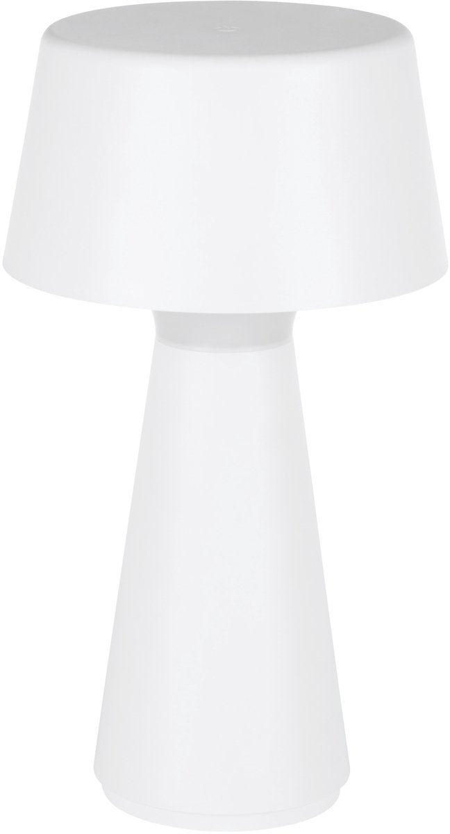Eglo scorrano tafellamp - aanraakdimmer - draadloos - 29 cm - wit - instelbaar wit licht - oplaadbaar - voor binnen en buiten