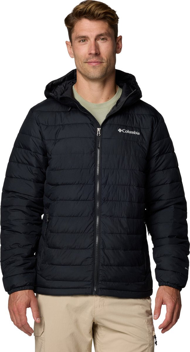 Columbia powder lite™ ii hooded jacket men's outdoorjas - black - maat xl