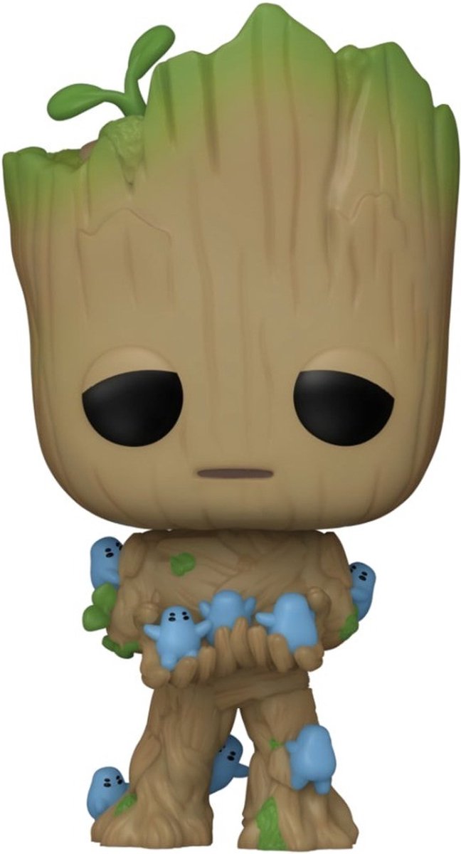 Funko guardians of the galaxy i am groot - groot with grunds vinyl figuur nr. 1194 pop! standaard