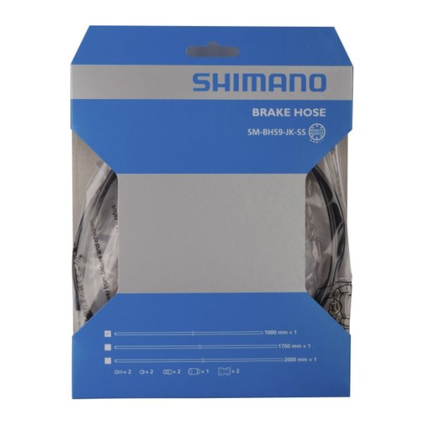 Shimano remslang sm-bh59 br.line shim.sm-bh59 1000mm black