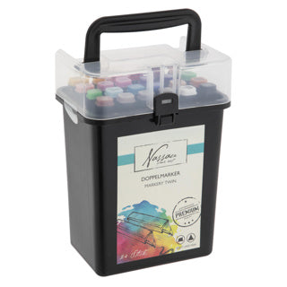 Duo markers 24 stuks in luxe doos