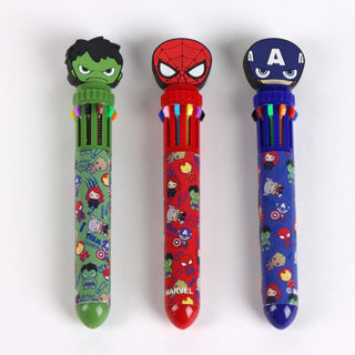 Multikleuren pen avengers | 16 stuks