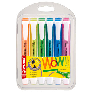 Stabilo swing cool - markeerstift - set met 6 stuks