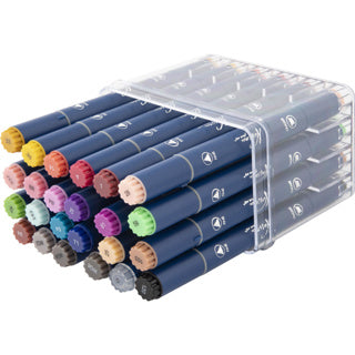 Art sensations round dual markers alcohol stiften 24 stuks | 2 stuks