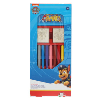 Kleuren stempelset paw Patrol 13-delig