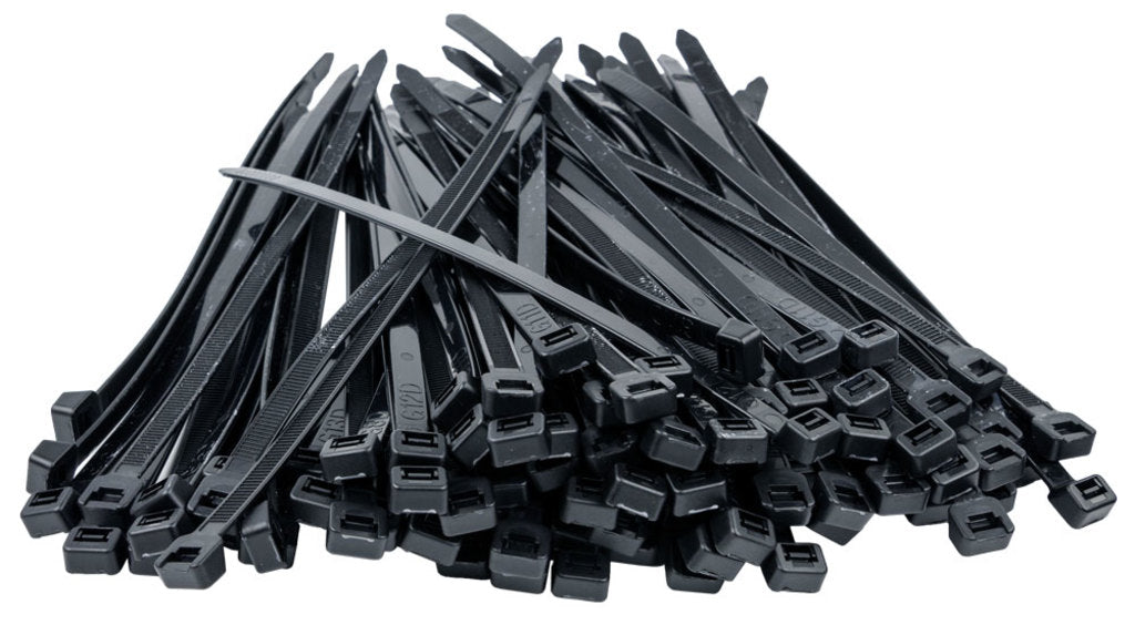 Unbranded kabelbinders 7.6x200 zwart zak a 100