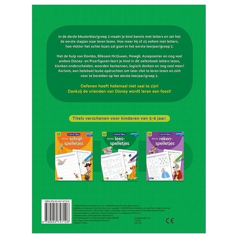 Ik leer met Disney - Eerste leesspelletjes (5-6 j.)