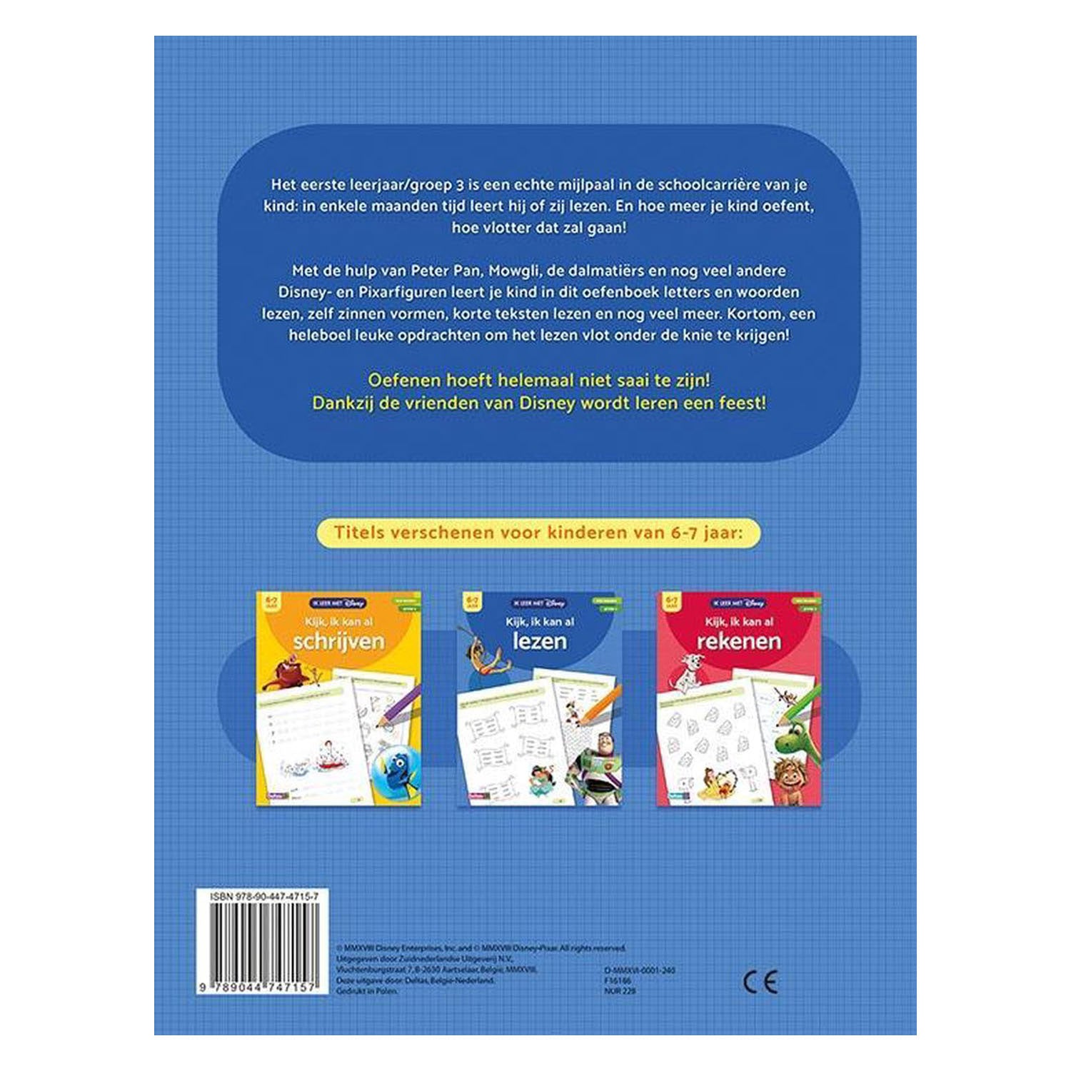 Deltas ik leer met disney - kijk, ik kan al lezen (6-7 j.)