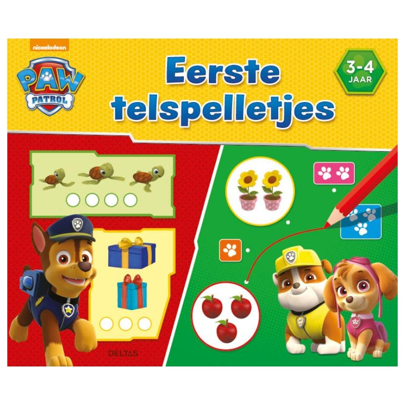 Deltas paw patrol - eerste telspelletjes (3-4 jaar)