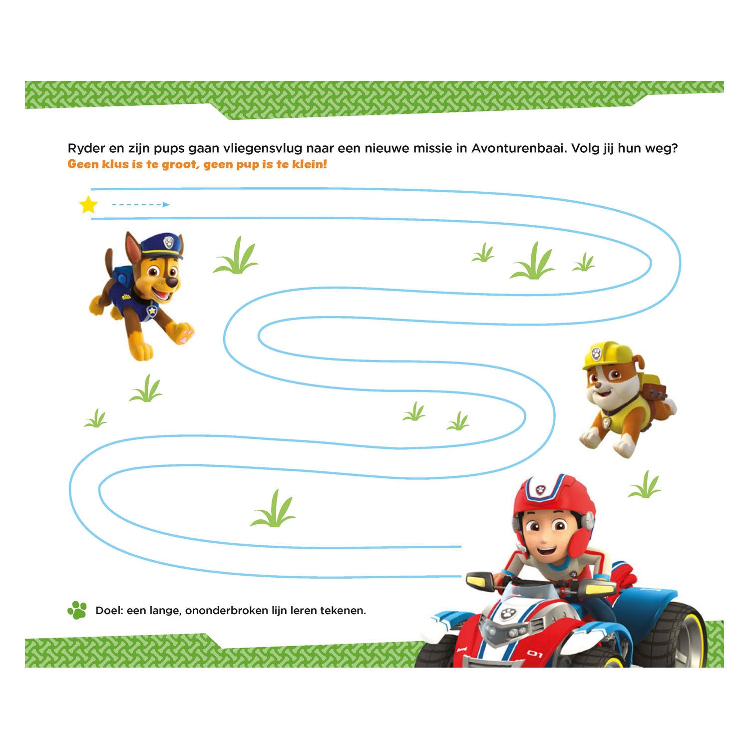 Deltas paw Patrol - leuke schrijfspelletjes (4-5 jaar)