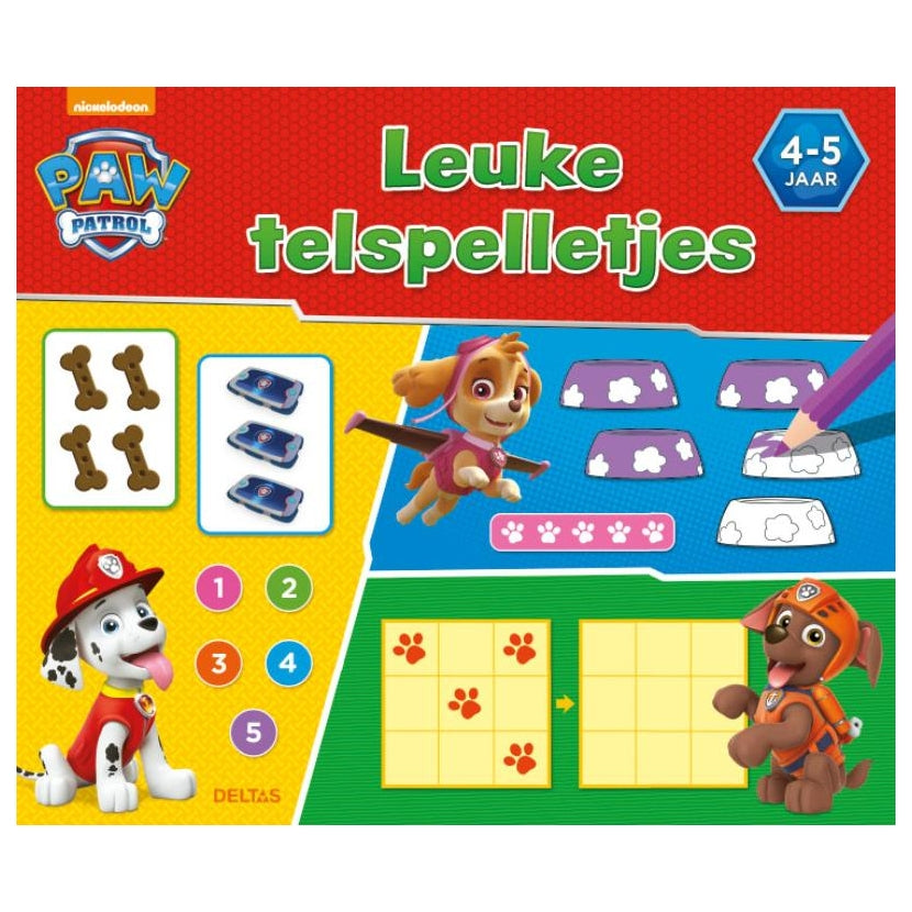 Paw Patrol - leuke telspelletjes (4-5 jaar)
