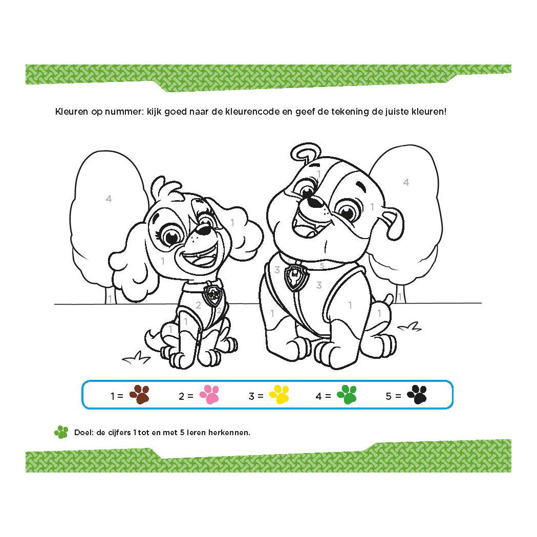 Paw Patrol - leuke telspelletjes (4-5 jaar)