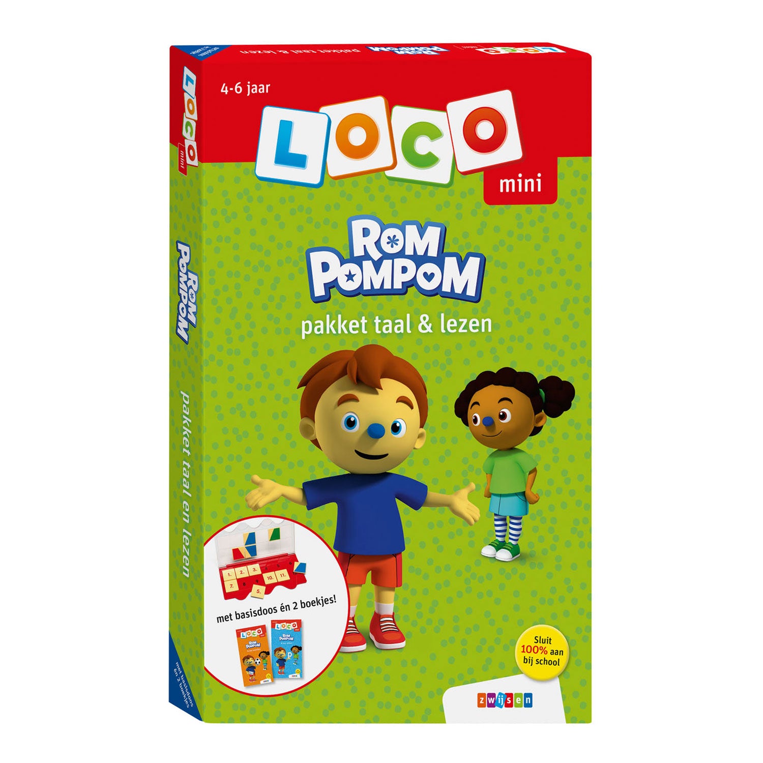 Wpg uitgevers mini loco - romppompom pakket taal lezen (4-6 jaar)