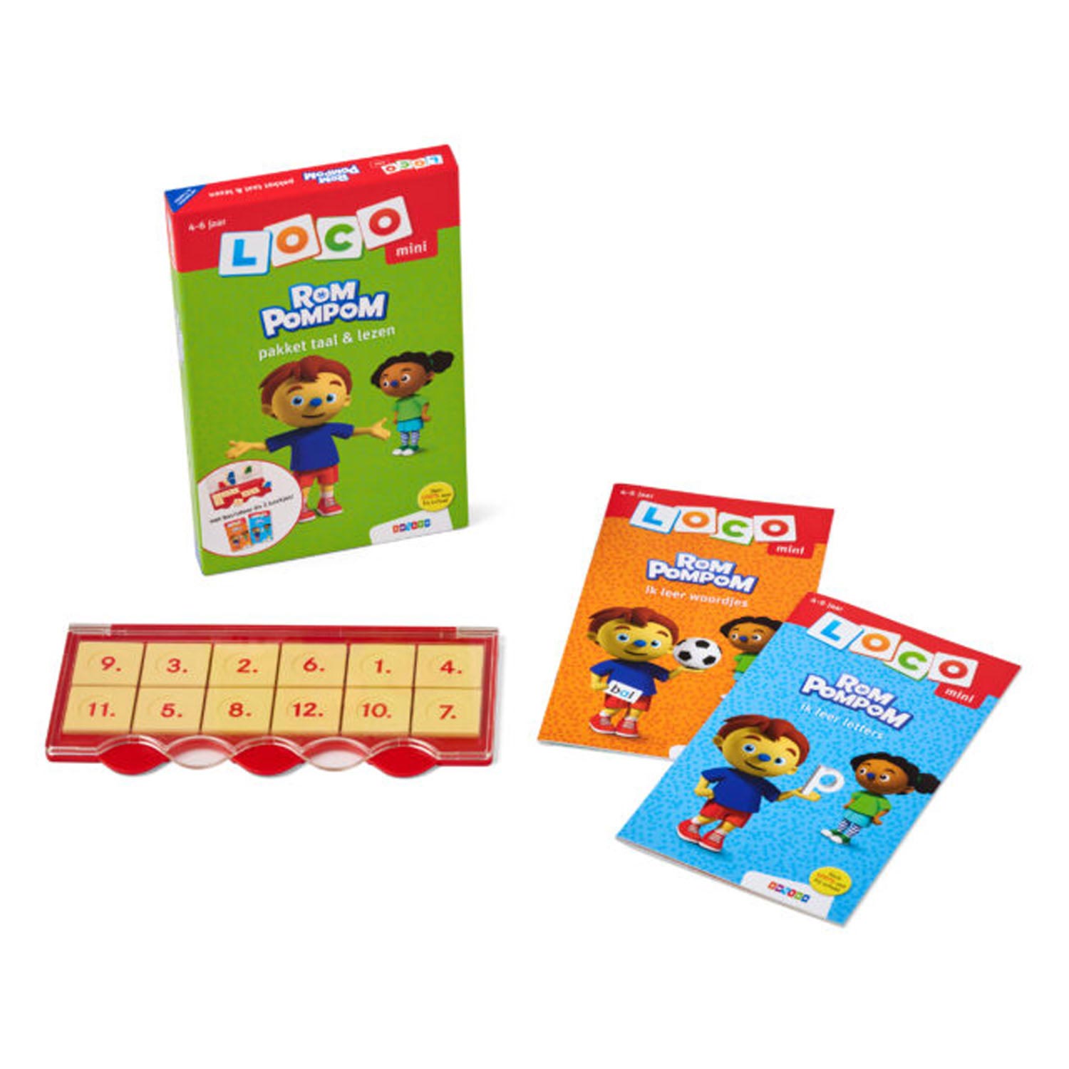 Wpg uitgevers mini loco - romppompom pakket taal lezen (4-6 jaar)