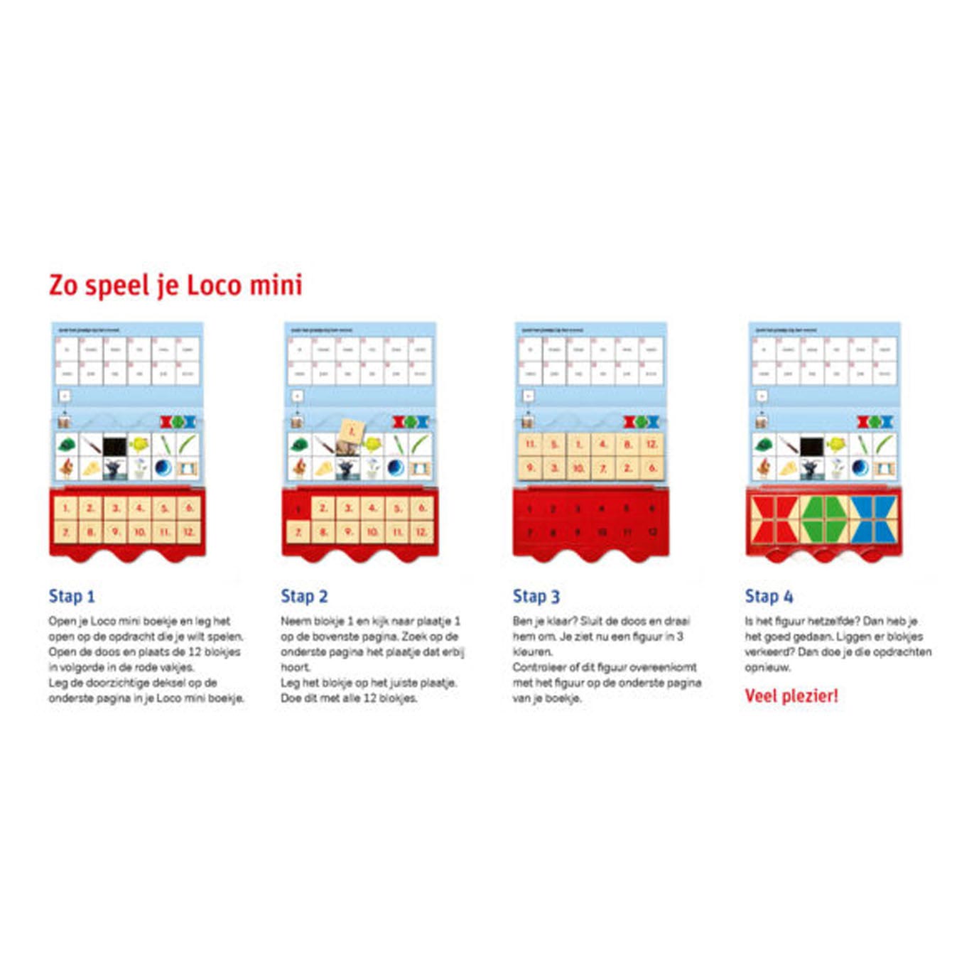 Loco mini - veilig leren lezen pakket kern 1-6 (6-7 jaar)