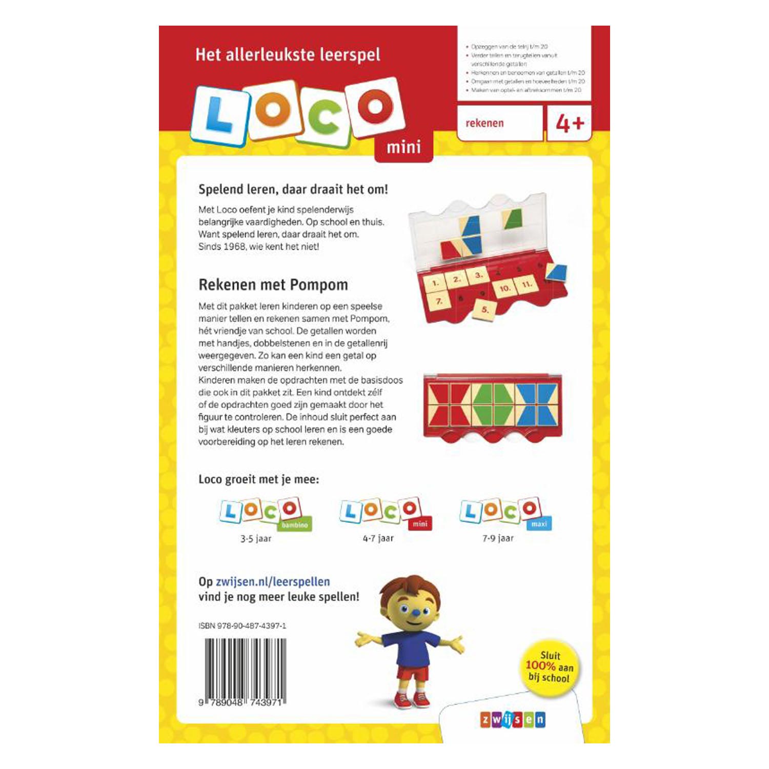 Loco mini rompompom pakket rekenen