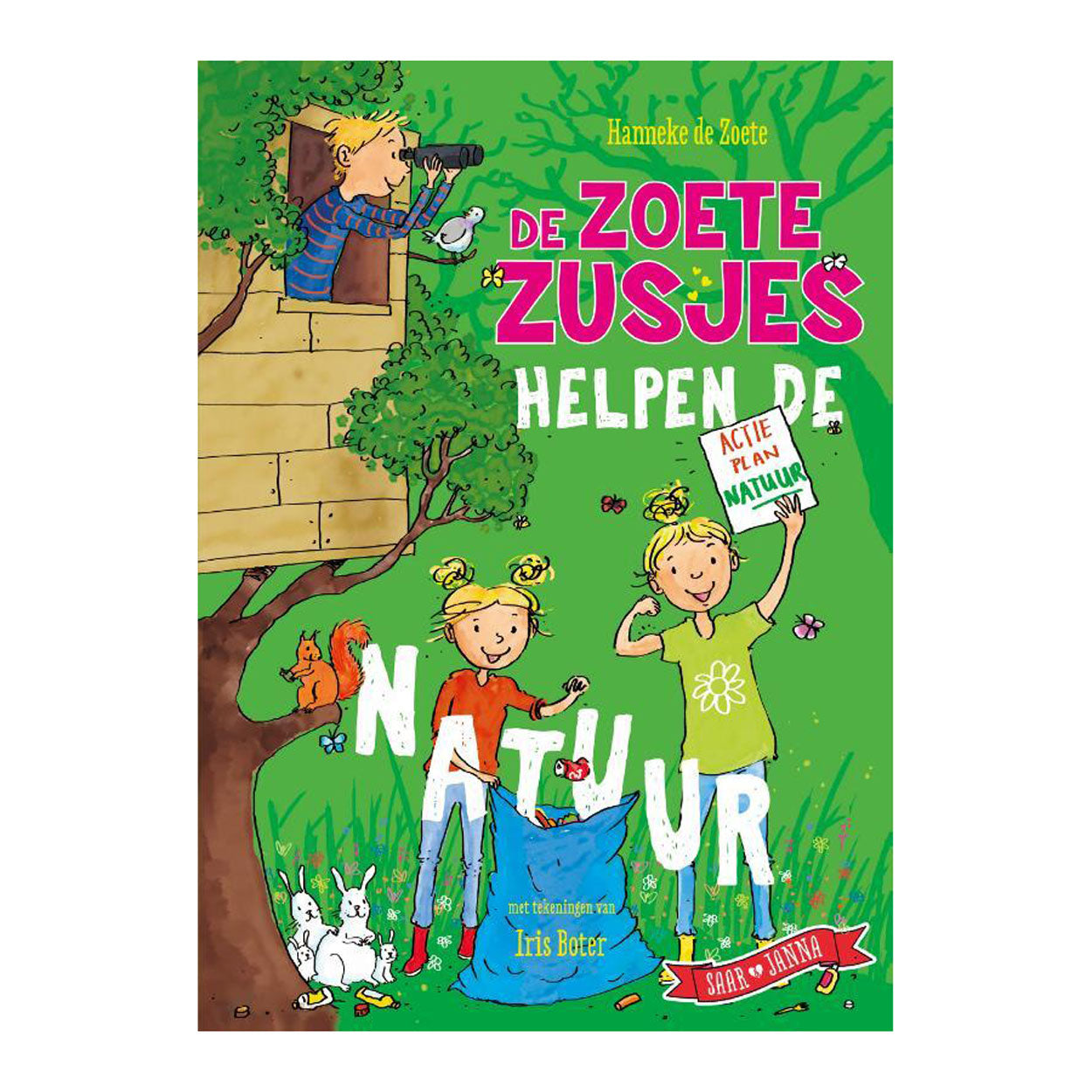 De lieve zusjes helpen de natuur - kinderboek