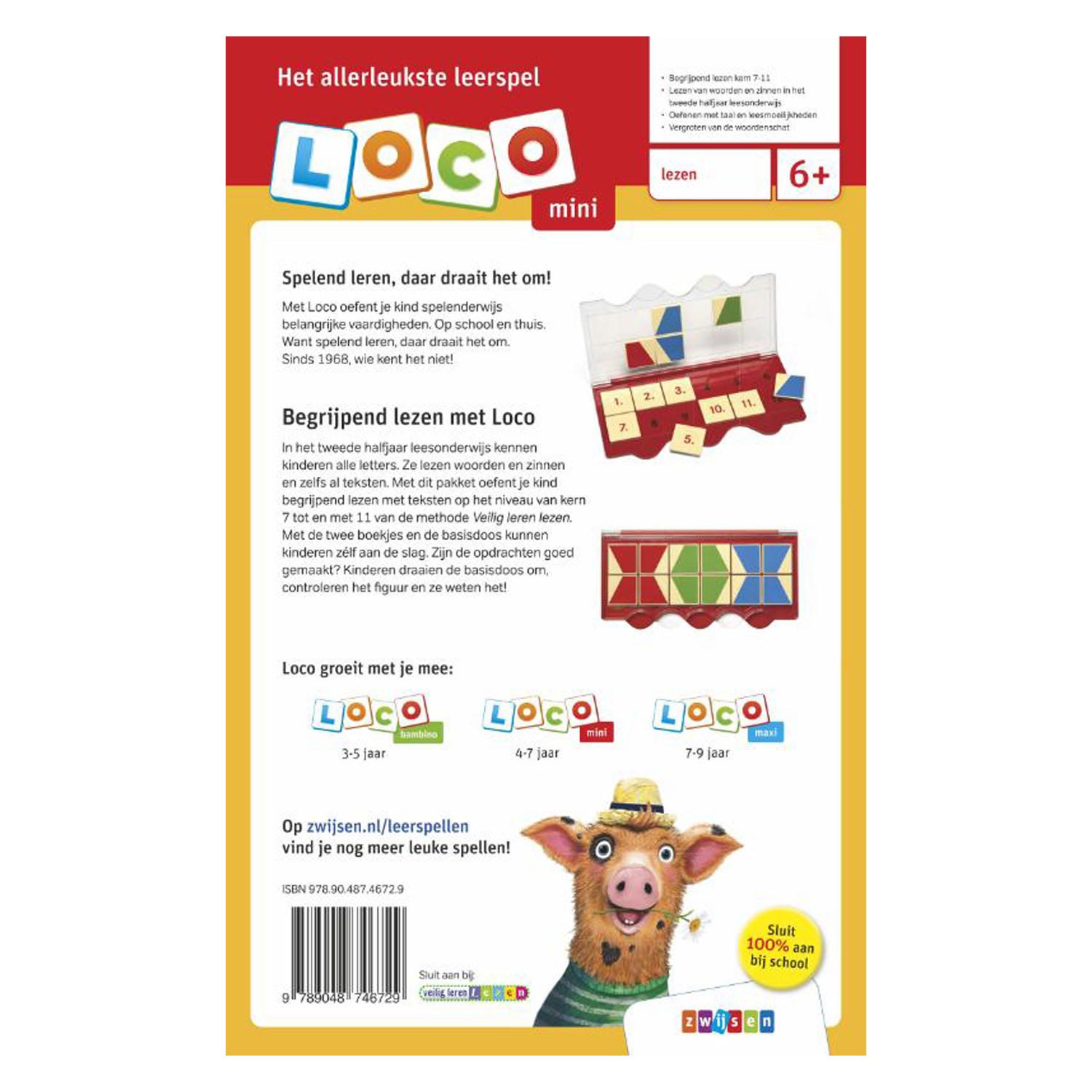 Mini Loco Veilig leren lezen Pakket begr. lees Kern 7-11