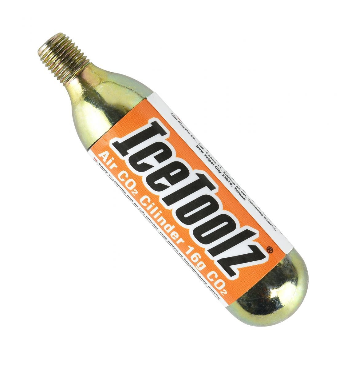 Cartouches CO2 16 grammes avec filetage IceToolz A821 (pot de 50 pièces)