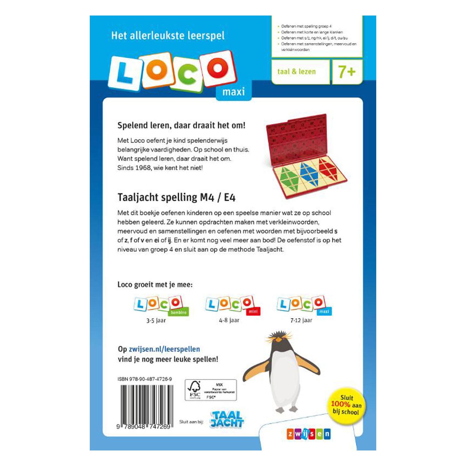 Wpg uitgevers maxi loco taaljacht spelling m4 e4