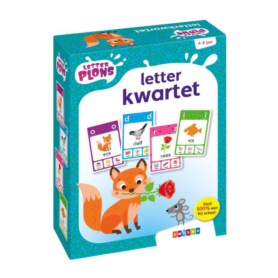 Wpg uitgevers letterplons letterkwartet