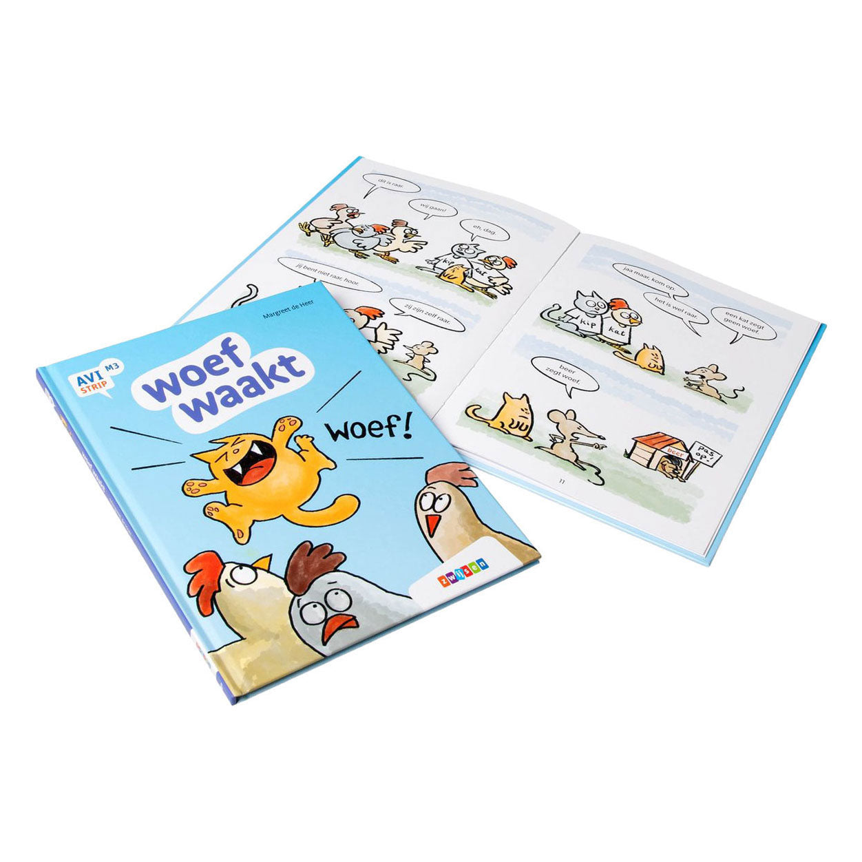Wpg uitgevers woef waakt - avi start stripboek