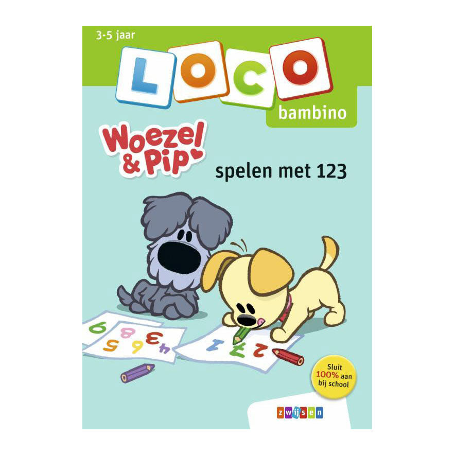 Wpg uitgevers loco woezel en pip letters en cijfers