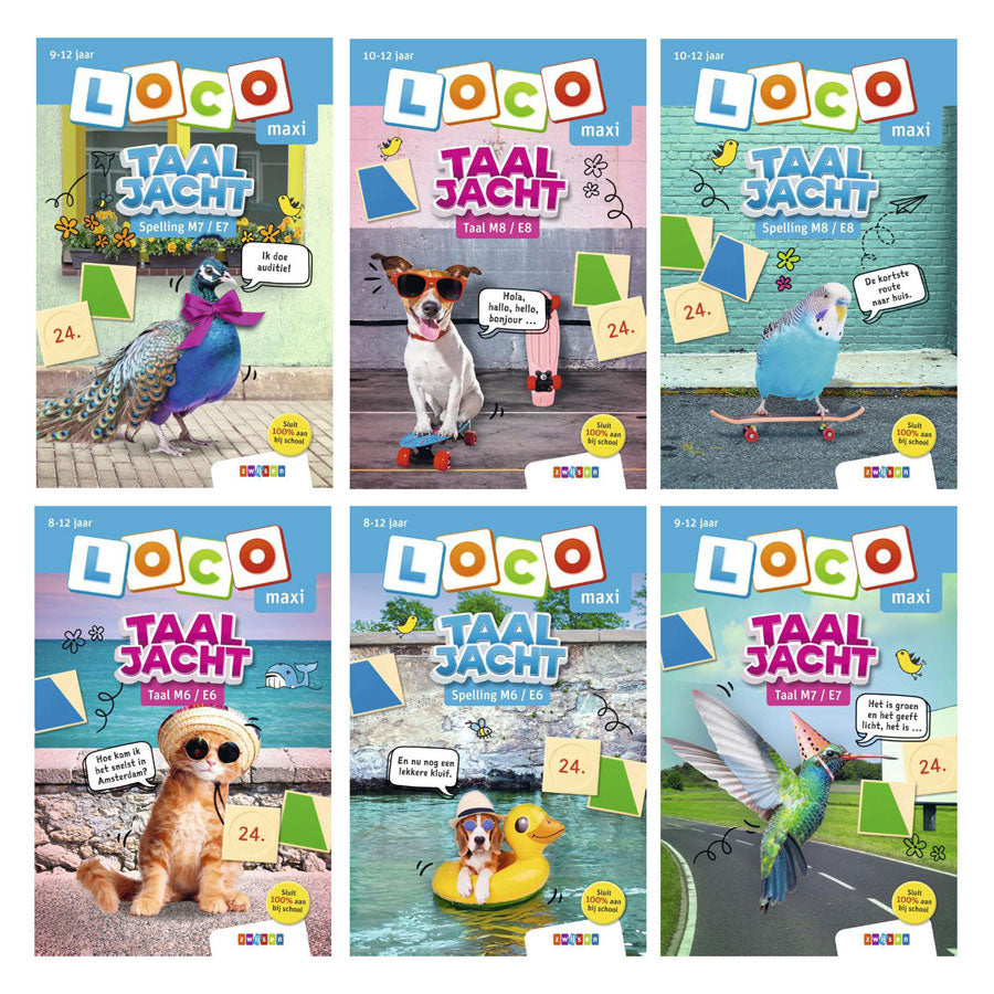Wpg uitgevers loco maxi pakket taaljacht - 6 titels
