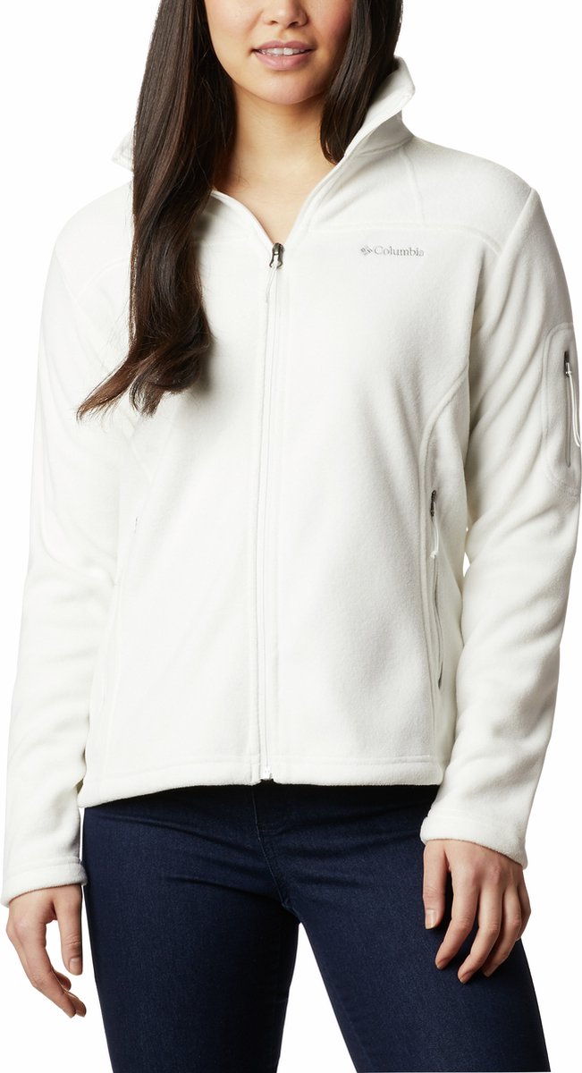 Columbia fast trek™ ii jacket fleece vest - fleecevest voor dames - outdoorvest - wit - maat l