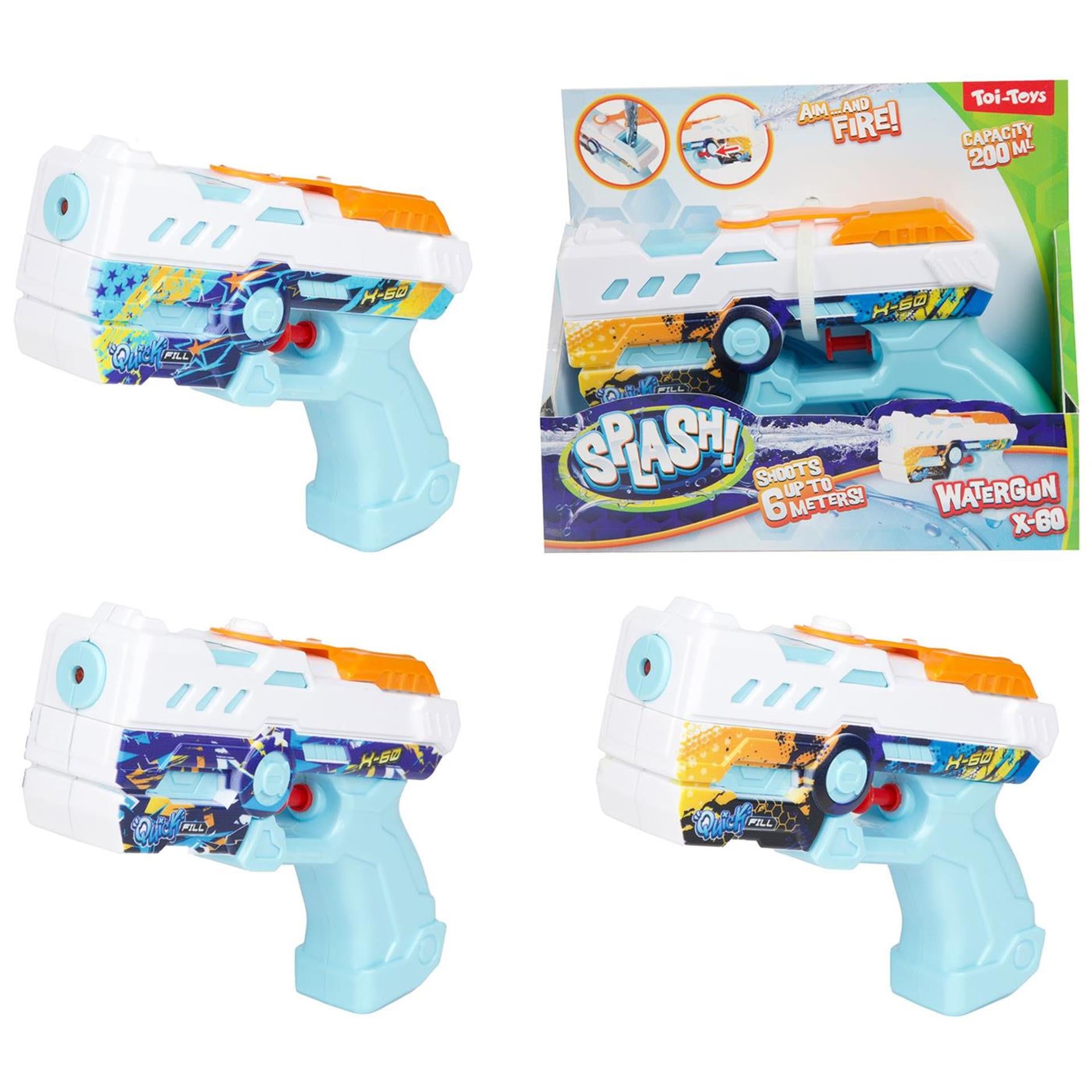 Toi-toys splash waterpistool snel vullen x60