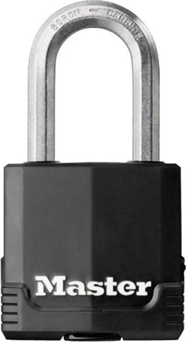 Masterlock excell hangslot zwart 49 mm - beugellengte 38 mm