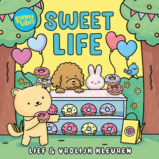 Lantaarn publishers kleurboek sunny vibes - sweet life