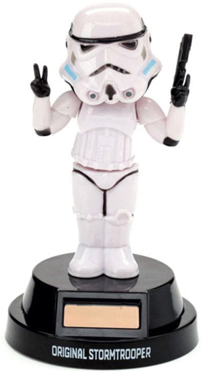 Het originele Stormtrooper Peace Zonnecel Solar Pal Poppetje