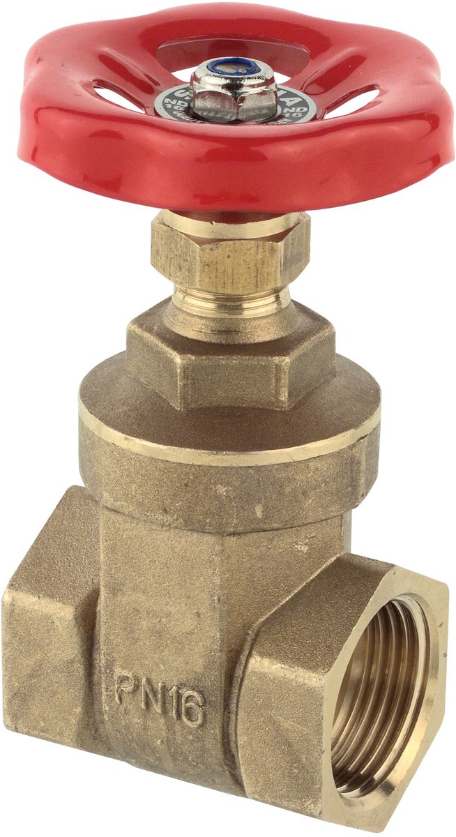 Kirchhoff messing schuifafsluiter - 1 2 bi - pn16