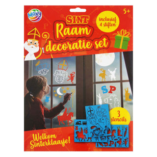 Creatieve Knutselgroep sint raamdecoratie set