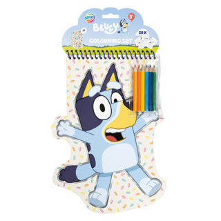 Moxy bluey vormen kleurblok, 20 vellen + 6 pencils