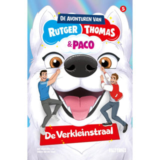 Boek de avonturen van rutger, thomas en paco de verkleinstraal