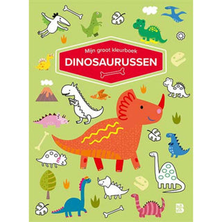 Boek groot kleurboek dinosaurussen | 2 stuks