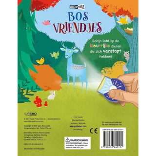 Rebo publishers interactief zoekboek bosvriendjes met zaklamp